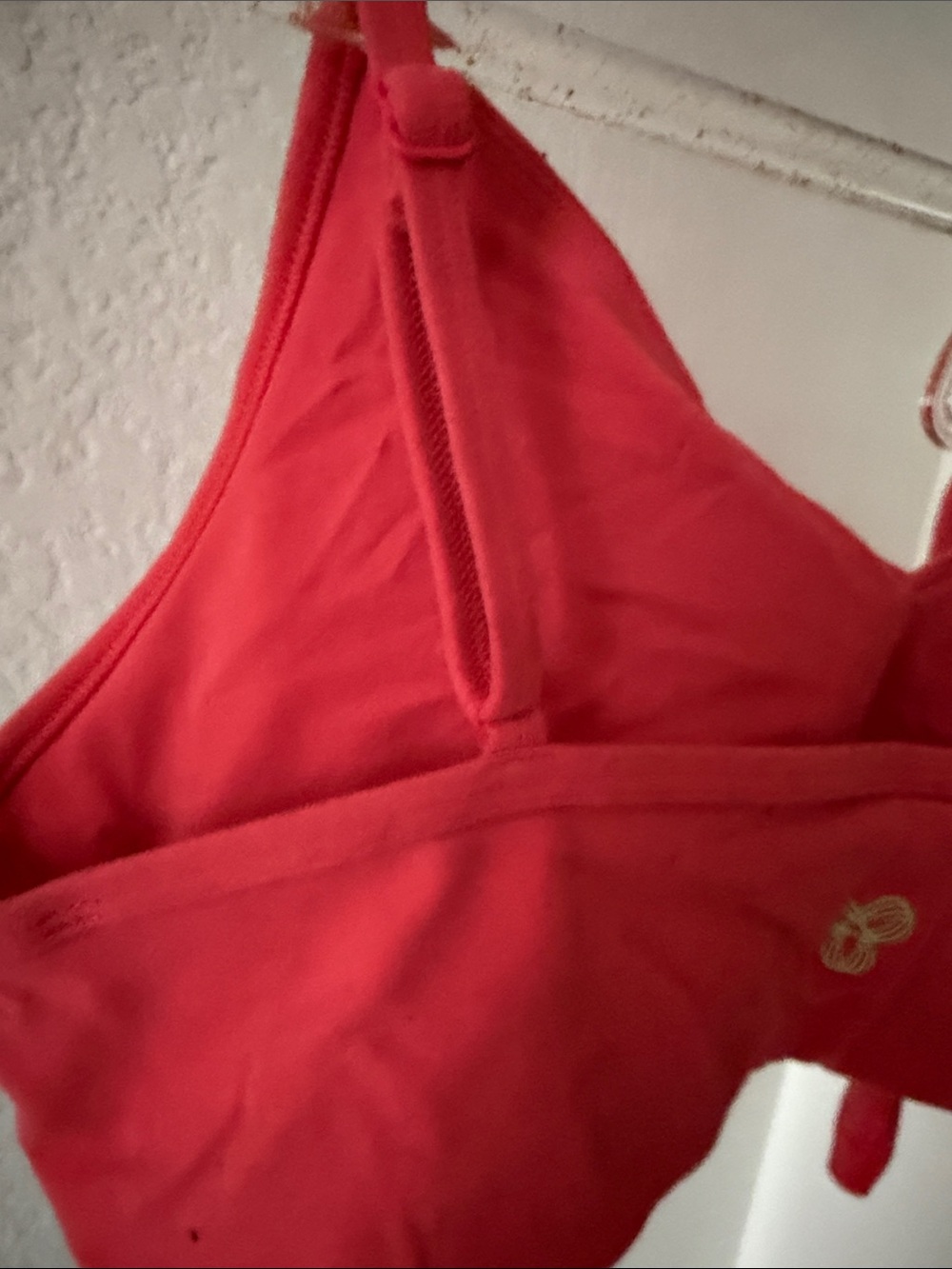 Aritzia Golden Coral Workout bra & Shorts Set - Picture 5 of 5